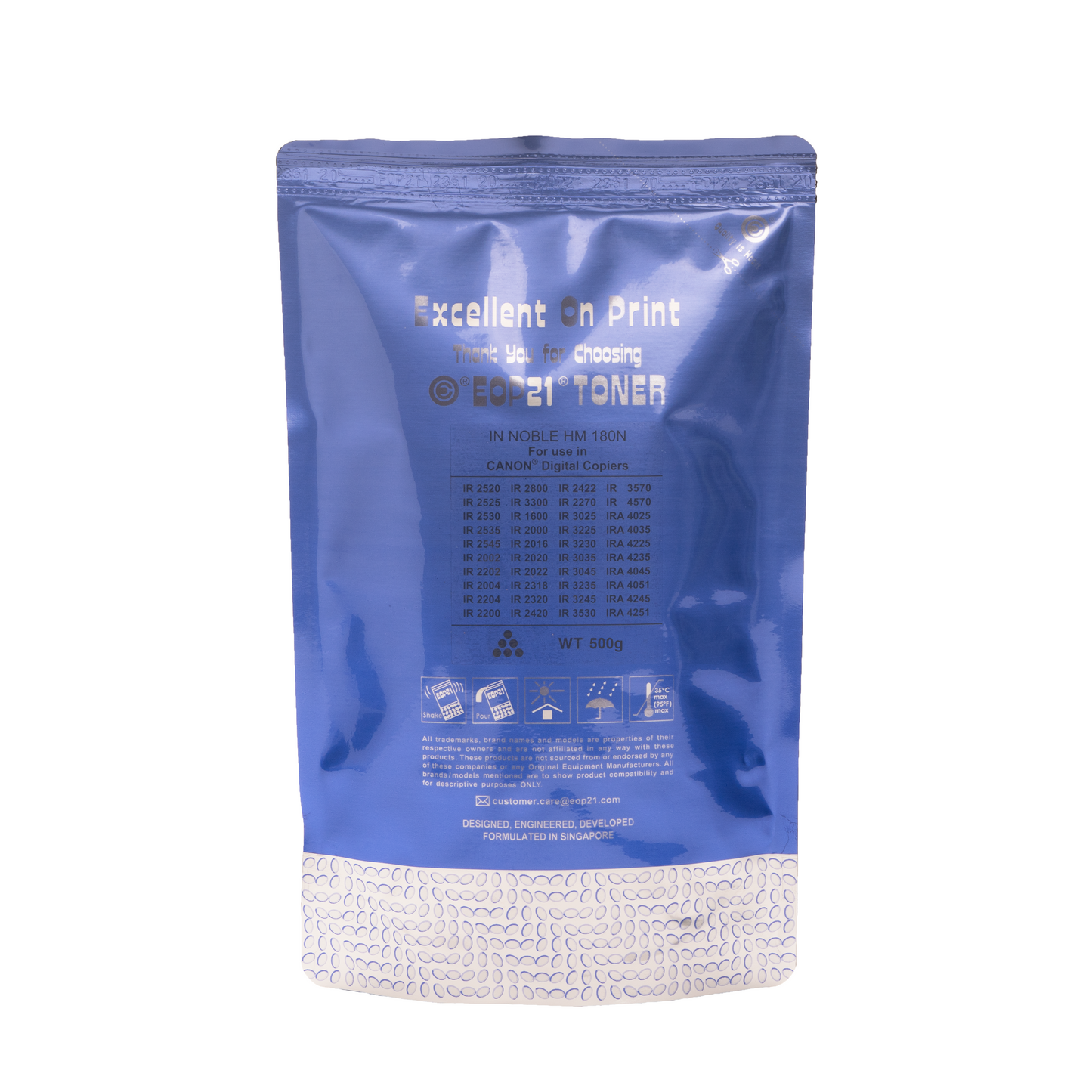 Canon IR 2525/2535 EOP21 Toner Bag 500G (IR Adv 400i/500i, IR 1730/1740) Premium Quality